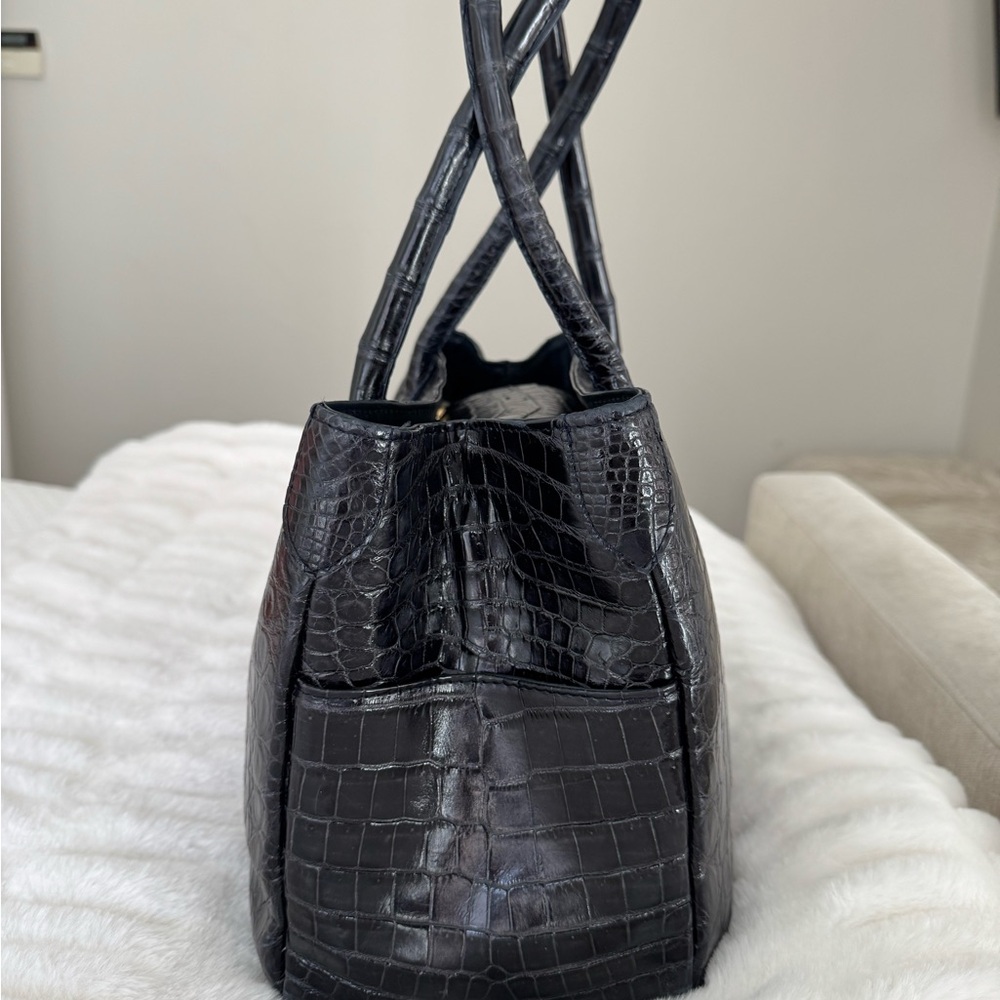 Barfield Collection Python Handbag Lisa Barfield / The Barfield Collection Genuine Croco… - Gem